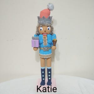 Nutcrackers 14&quot; Hand Painted Birthday Gift Collection Wood Embellished
