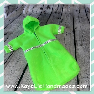 15 inch Baby Doll Clothes - Snowsuit - Lime Green
