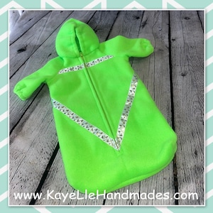 Ropa para muñeca bebé de 16 a 18 pulgadas - Traje de nieve - Verde lima