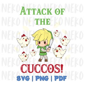 Attack of the Cuccos! Clip Art | PNG, SVG, PDF | Digital Download