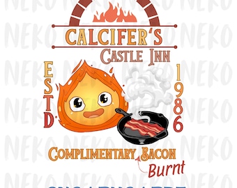 Howl's Castle anime-illustraties | PNG, SVG, pdf | Digitale download