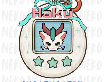 Anime-illustraties Haku River Spirit | PNG, SVG, pdf | Digitale download