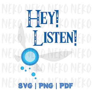 Navi Hey! Listen! Clip Art | PNG, SVG, PDF | Digital Download