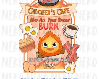 Howl's Castle anime-illustraties | PNG, SVG, pdf | Digitale download