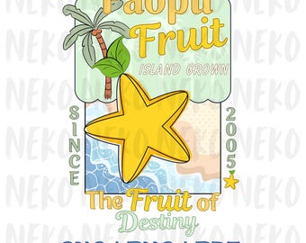 Paopu Fruit Clip Art | PNG, SVG, PDF | Digital Download