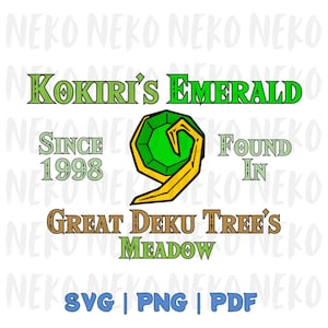 Kokiri&#39;s Smaragd Clip Art | PNG, SVG, PDF | Digitaler Download