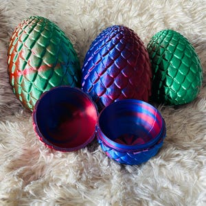 Large Dragon Egg - 3 sizes - many colors. egg only. 13, 16 and 18 cm. Snake Eggs