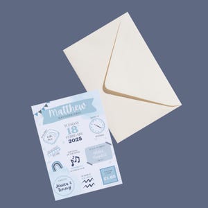 Carte personnalisée pour nouveau-né l Carte de bienvenue dans le monde l Carte de statistiques sur les naissances l Nouveau bébé I Keep Sake I Impression de naissance de bébé