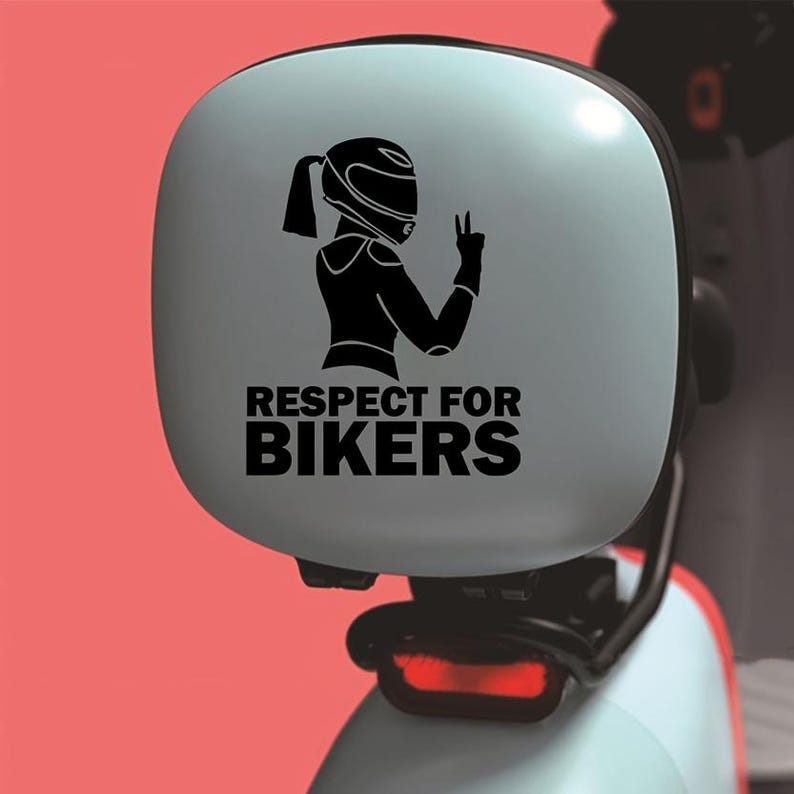 Respect Rider Sticker 2-pack