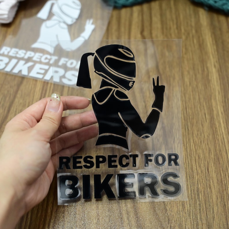 Respect Rider Sticker 2-pack