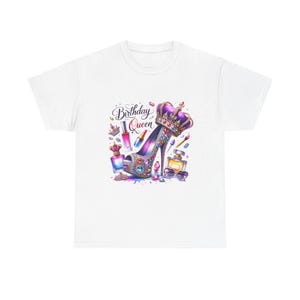 Birthday Queen Unisex Tee, Birthday Crown Shirt, Birthday Party Top, Queen of Birthdays T-Shirt, Gift for Birthday Girl, Birthday