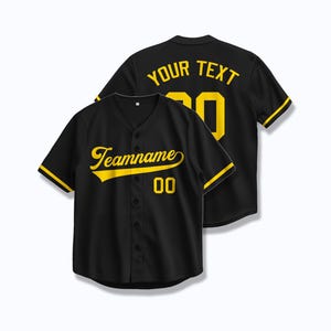 Custom Baseball Jersey Personalized Team Shirt Embroidered Name and Number Heat Print Athletic Sports Uniform Game Day Softball Jersey