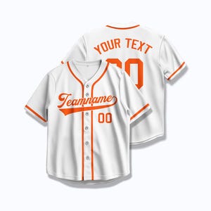 Custom Embroidered Baseball Jersey Personalized Team Uniform Classic Sports Shirt Breathable Short Sleeve DIY Name Number Print