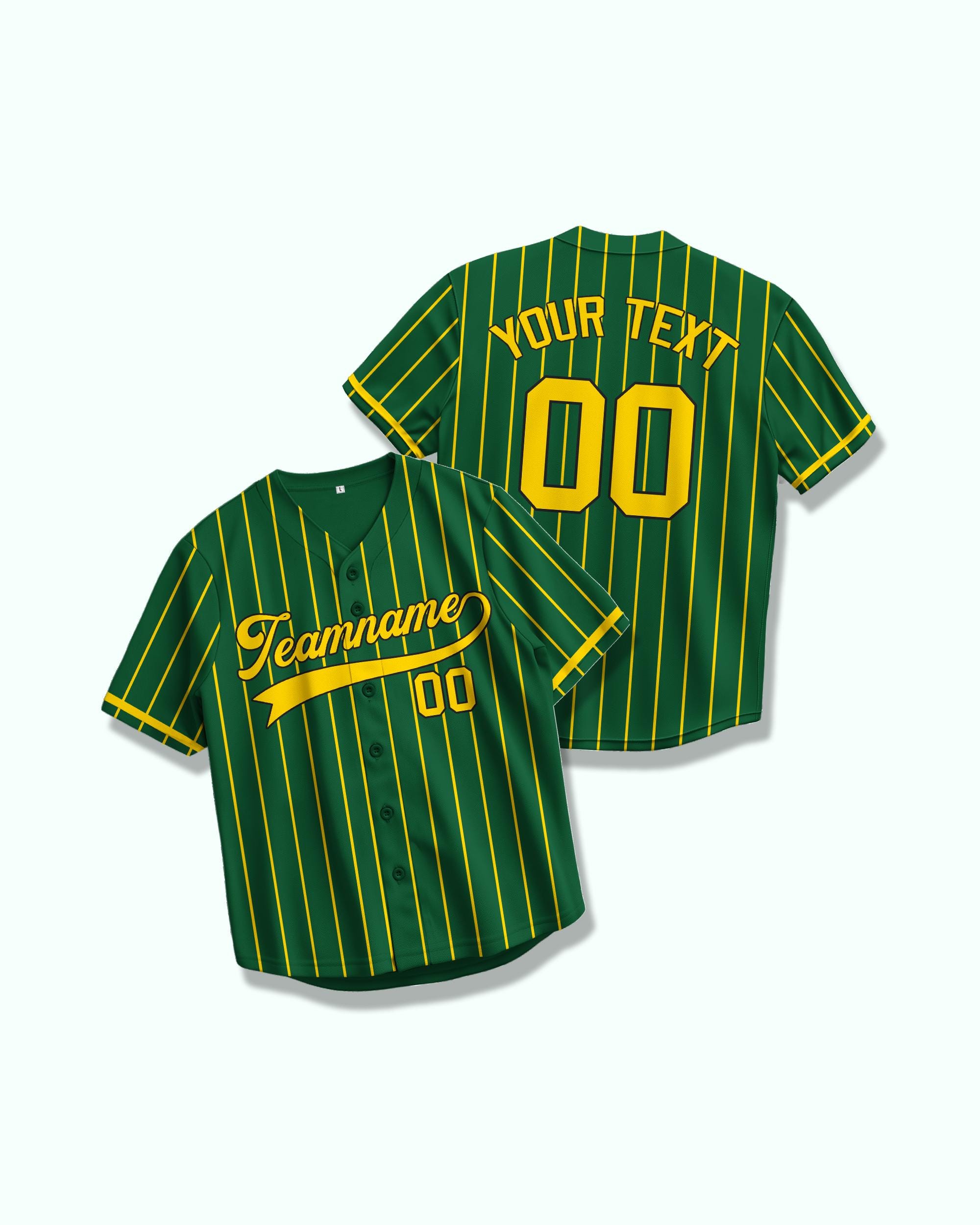 Jaune - Maillots De Softball Pour Hommes
