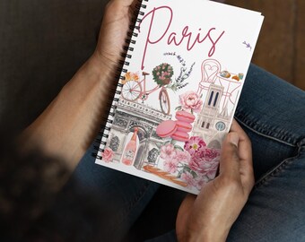 Paris - Cahier/journal à spirales