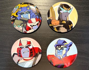 Geanimeerde knoppen voor Transformers