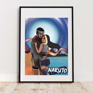 Impresión personalizable de dibujos animados de Naruto