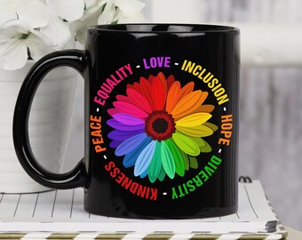 Be Kind Daisy Inspirational Mug Kind Coffee Office Gift Be Kind Daisy Inspirational Mug Kind Coffee Office Gift