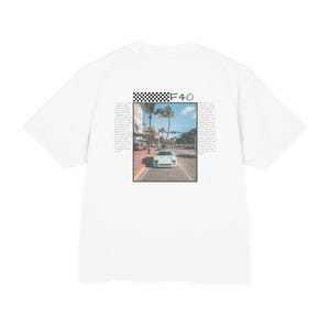 Ferrari F40 Graphic Tee: Vintage Car Shirt