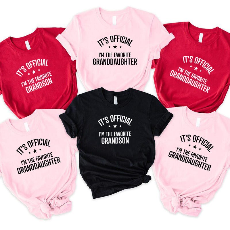 Grandma's Favorite Shirt Funny Grandparent Grandchild Gift