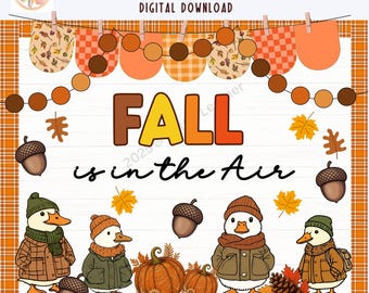 Silly Goose Fall Bulletin Board Kit | Autumn Classroom Decorations ...