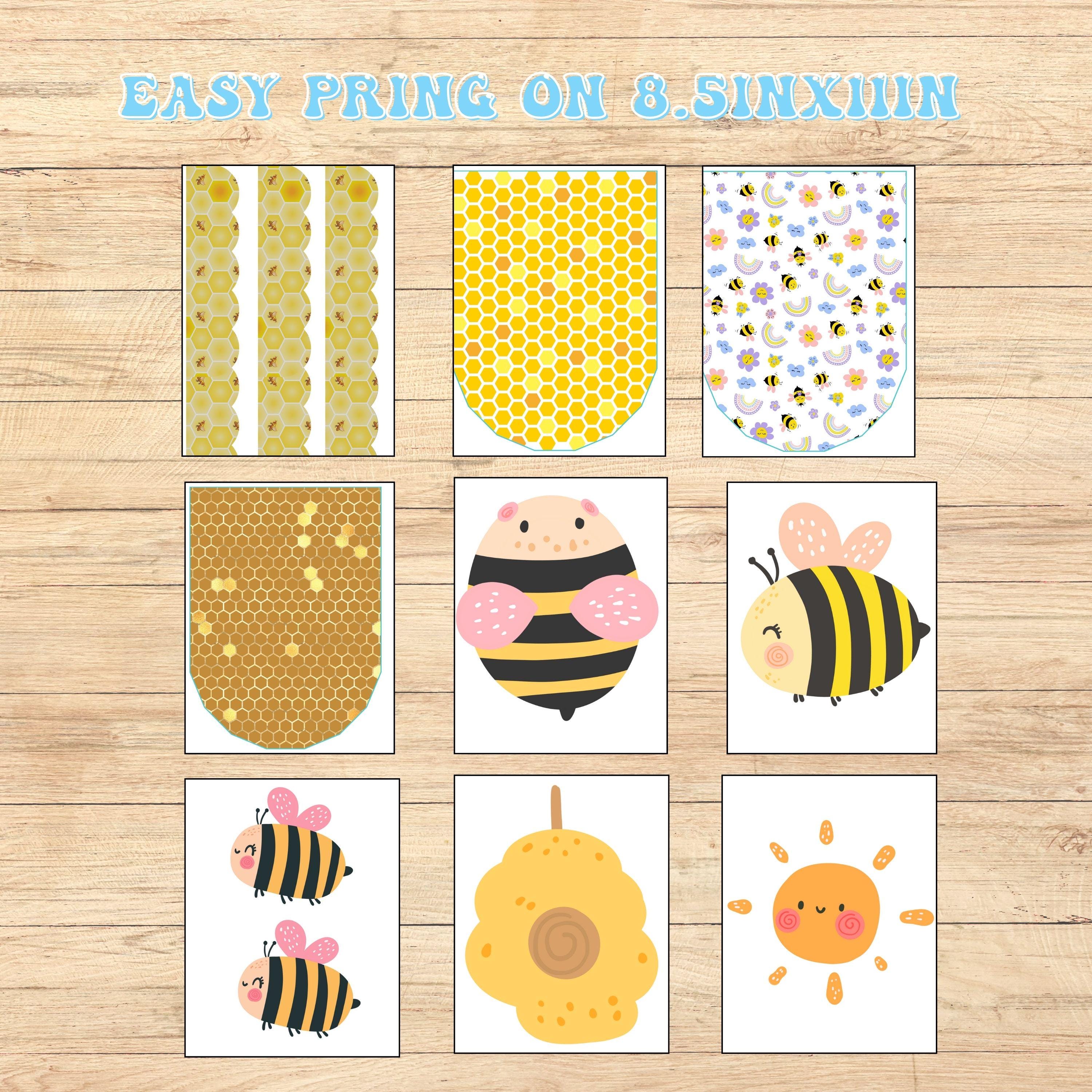 Spring Bulletin Board Bee Theme Classroom Door Decor Kit Printable - Etsy