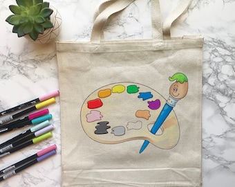 paint palette purse