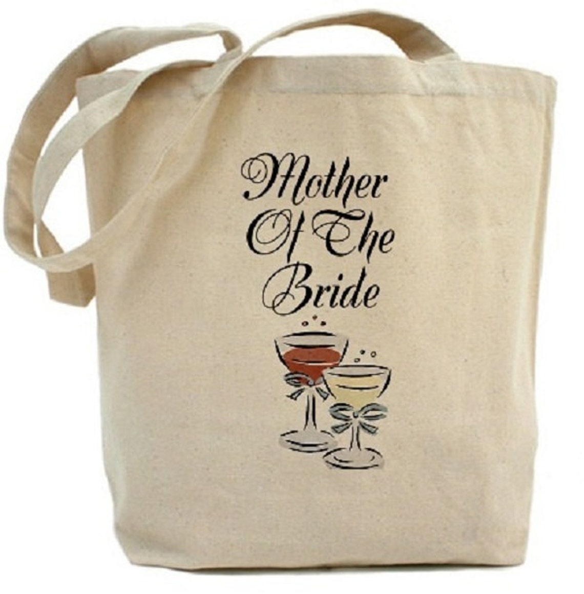 Wedding Tote Mother of The Bride Cotton Canvas Tote Bag Etsy