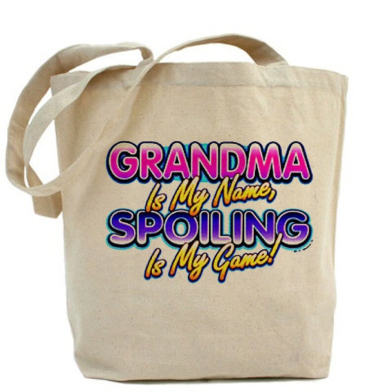 Grandma Tote Bag Mother's Day Gift Idea Canvas Tote Etsy