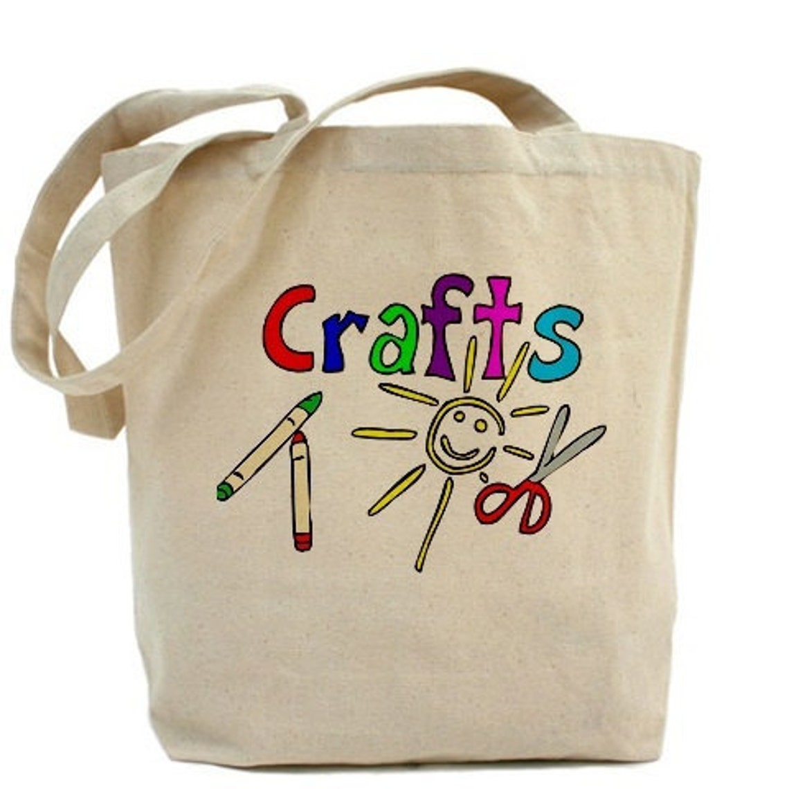 Children's Tote Crafts Cotton Canvas Tote Bag Gift Etsy