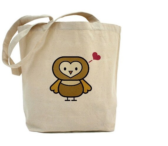 owl tote bag