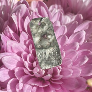Abstract Silver Pendant
