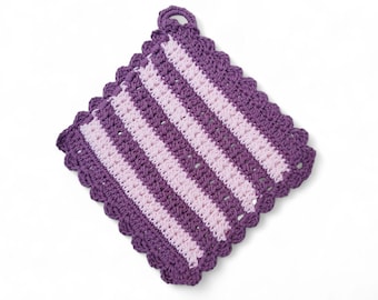 Handmade Crochet Pot Holder | Rustic Décor