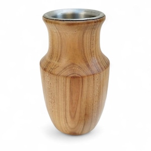Woodturned decorative vase | Housewarming gift | Handmade wooden home décor