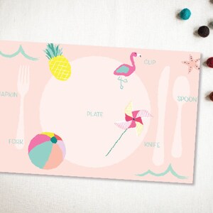 Printable Placemats for Kids | Etsy