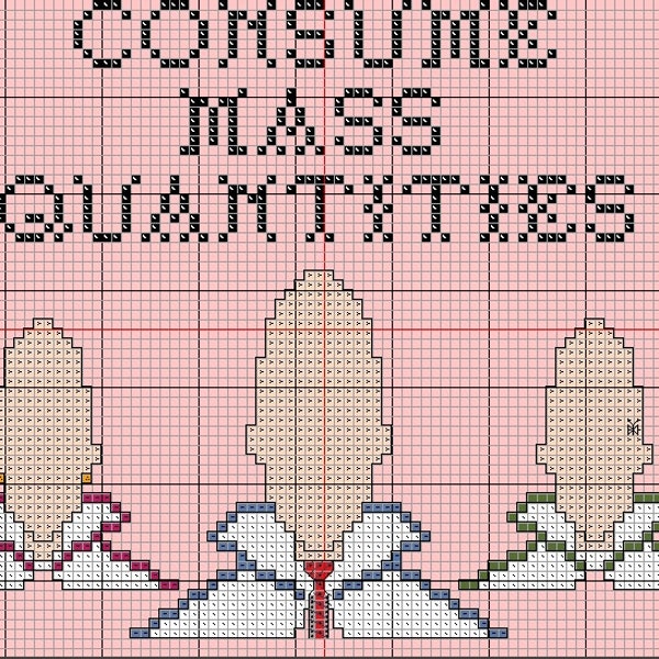 Coneheads - Consume Mass Quantities *PDF Only* - SNL - Cross Stitch Pattern - Dan Aykroyd - Beldar - Prymatt - Saturday Night Live