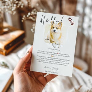 Canva Editable Digital Dog Personalization Invite Card, Cat Invite Post Customization Card for Birthday Adoption National Dog Cat Event