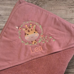 XXL-Kapuzenhandtuch, 100x100cm, Babyhandtuch, personalisiertes Kapuzenhandtuch, besticktes Handtuch, Kapuzenhandtuch, Kinderhandtuch