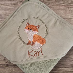 XXL-Kapuzenhandtuch, 100x100cm, Babyhandtuch, personalisiertes Kapuzenhandtuch, besticktes Handtuch, Kapuzenhandtuch, Kinderhandtuch