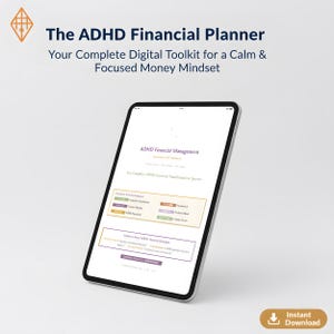 ADHD Financial Planner PDF + LaTeX | Interactive Budget Tracker Workbook