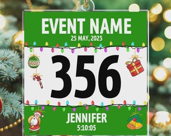 Cross Country Marathon Runner Ornament, Custom Sports Ornament, Sport Team Gift, Cross Country Coach Ornament Runner, Runner Team Xmas Decor