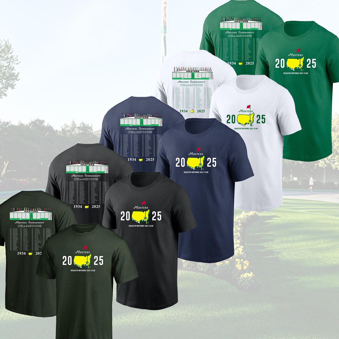 2025 Augusta National Masters Golf Club Shirt, the Masters Golf 2025 ...