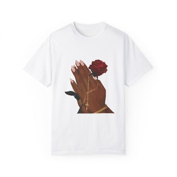 Dena Rose Praying Hands Unisex T-Shirt