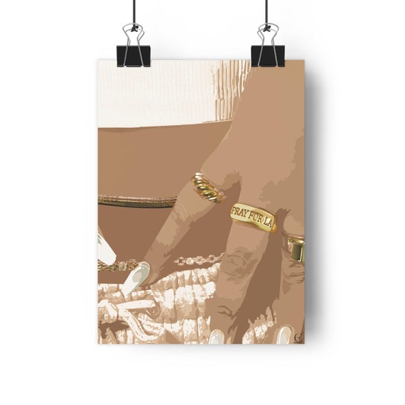 Pray for Los Angeles Art Print