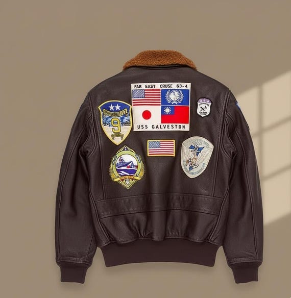 Handmade Men's G1 Leather Bomber Jacket | Aviator Pilot Jacket
