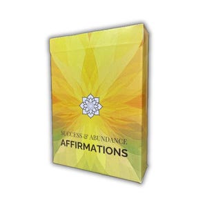 Cartões de Afirmação | Sucesso e Abundância | 54 Afirmações Positivas