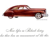 1946 Packard Clipper Car Can Manufacturers Institute Advertisement Print Ad Poster Mechanic Shop Garage Automotive Wall Art Home Decor