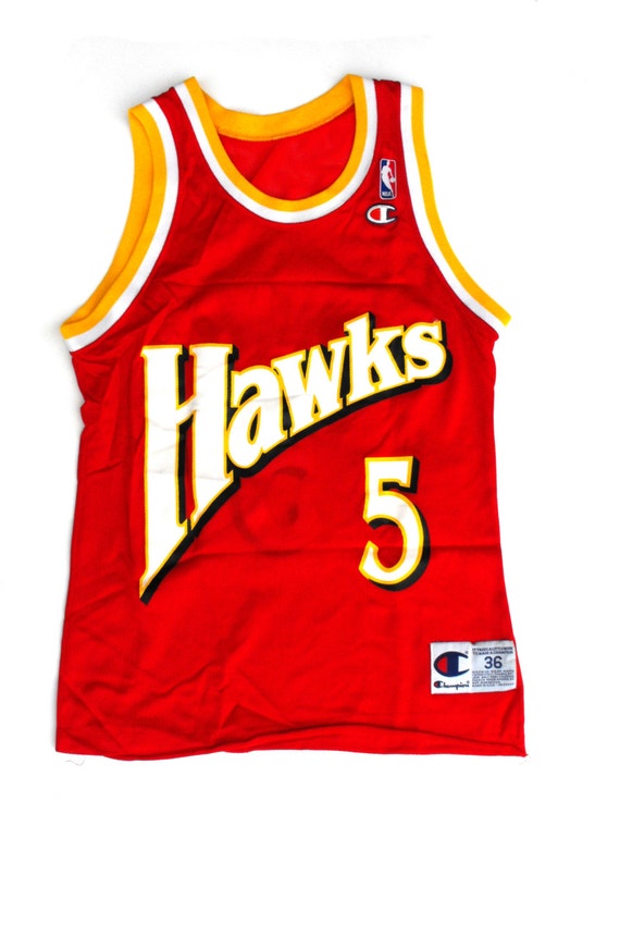 atlanta hawks vintage jersey