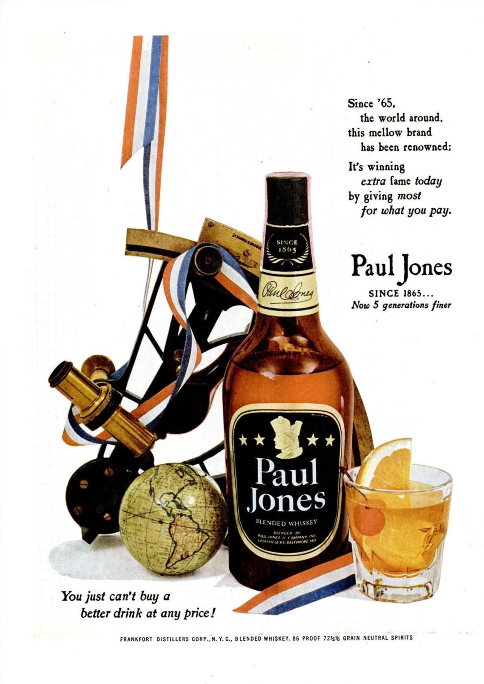 1953 Paul Jones Alkohol Werbung Print Poster Ad Bar Pub Etsy