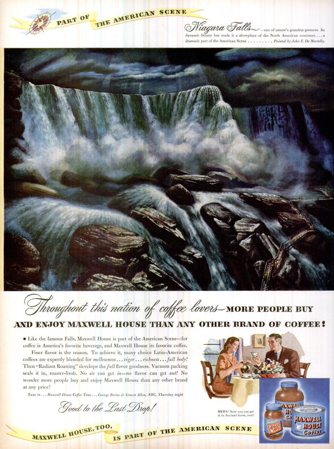niagra falls in american typewriter font niagra falls in american typewriter font